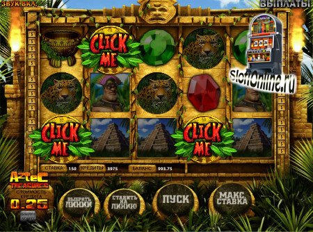 игровой автомат Aztec Treasure играть без регистрации
