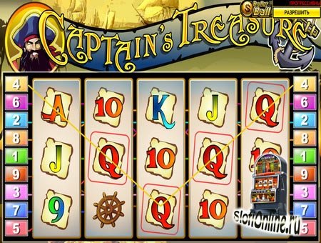 Капитан игровые автоматы capitan treasures
