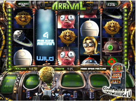 arrival игровой автомат 3D